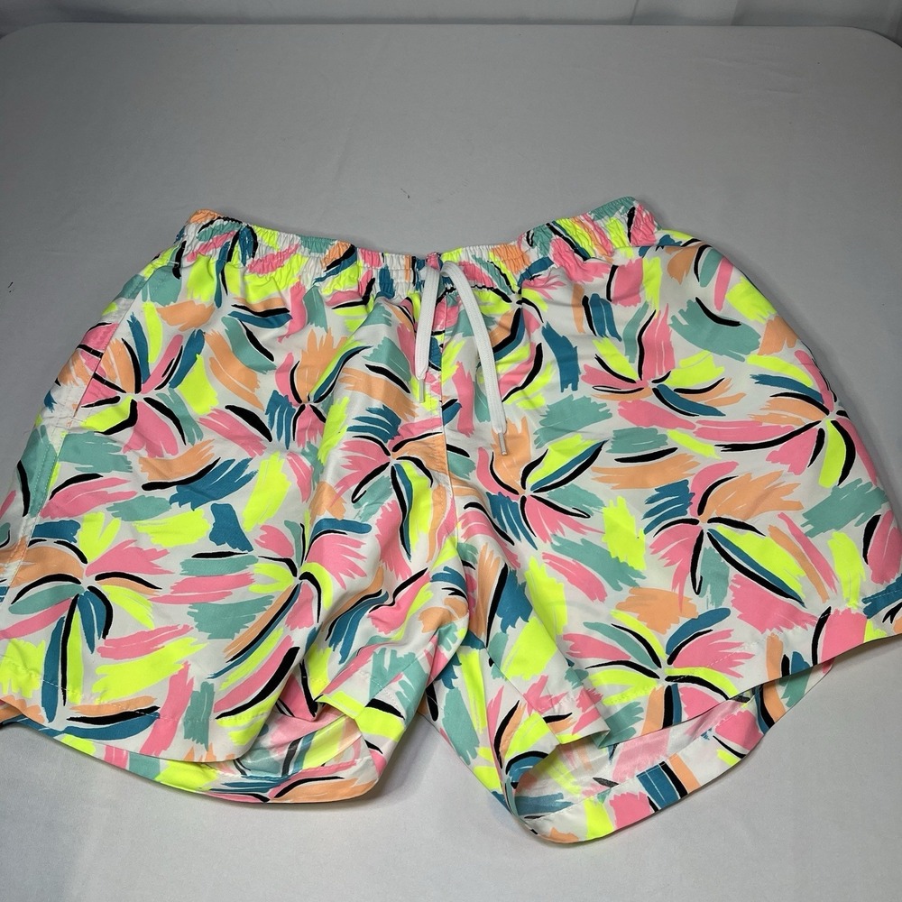 Chubbies colorful‎ tropical  Lined Swim Trunks 4.5" Inseam Men's XL